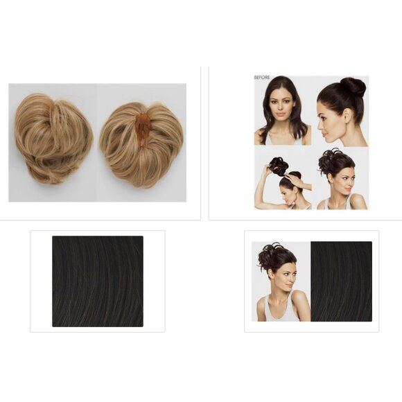 Dancing with Stars Glamarama Clip-In Comb Styleable Hairpiece R4 Midnight Brown - Picture 2 of 2